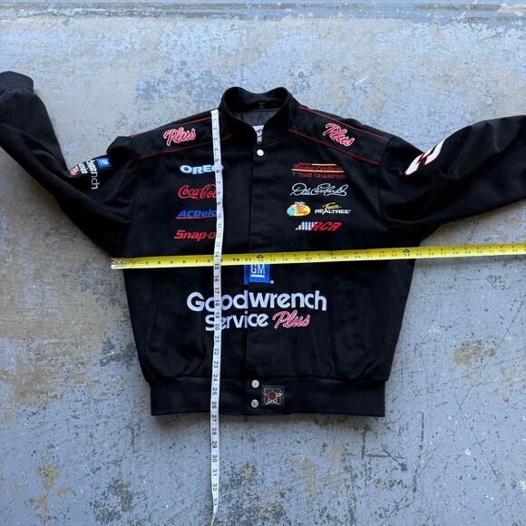 Vintage Dale Earnhardt Winston Cup Jeff Hamilton NASCAR Jacket L - Picture 5 of 6